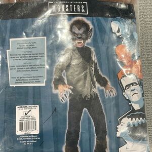 Monsters costume size medium for kids never worn
